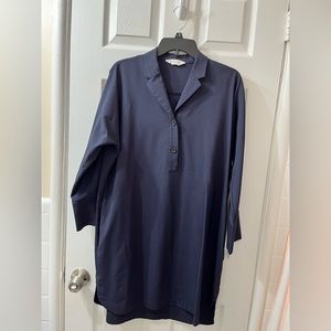 Everlane Artist’s Smock Navy Dress